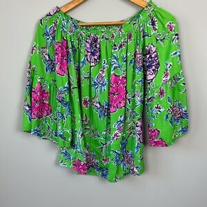 Lilly Pulitzer Nevie Off The Shoulder Top. Size XS.